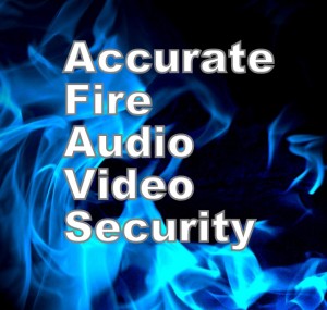 AFAVS - Accurate Fire Audio Video and Security Logo